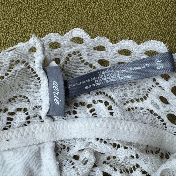 Aerie Black, Gray, and White Lace Bralettes - Picture 3 of 5